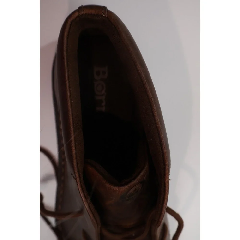 Born Chukka Boots Harrison 11 Dark Brown Leather Casual Business Mens